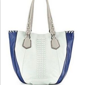 orYANY Lyssie Braided Leather Tote Shoulder Bag